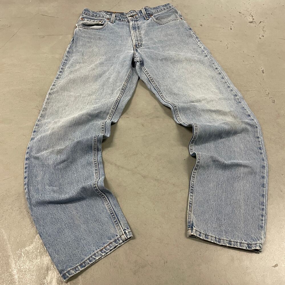 90s baggy paper tag Levi’s 550 jeans 35x34